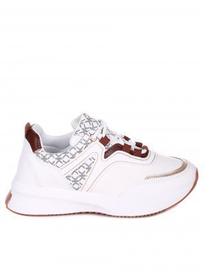 Ежедневни дамски обувки в бяло 3U-21837 white