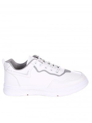 Ежедневни мъжки обувки в бяло 7U-22012 white