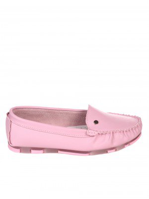 Ежедневни дамски обувки от естествена кожа в розово 3AF-22104 pink