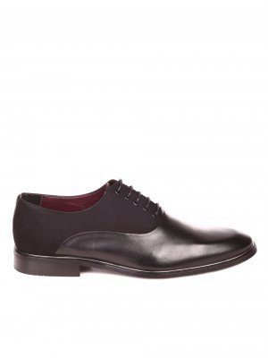 Елегантни мъжки обувки от естествена кожа 7AT-22282 black