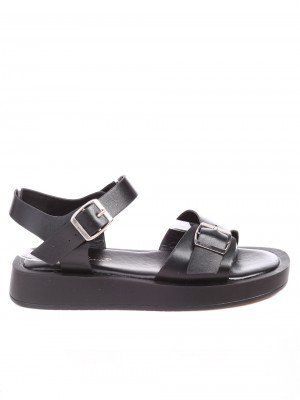 Ежедневни дамски сандали на платформа 4A-22268 black