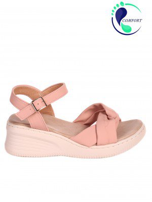Ежедневни дамски сандали на платформа 4H-22246 pink