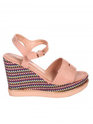 Елегантни дамски сандали на платформа 4H-22254 pink