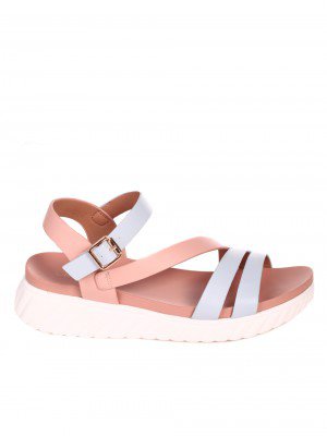 Ежедневни дамски сандали на платформа 4H-22242 pink