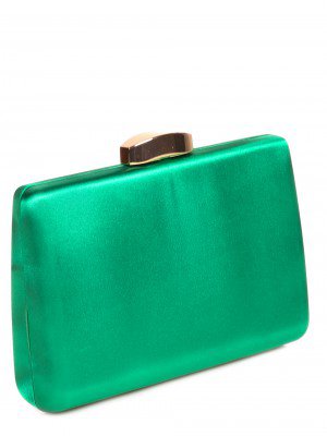 Елегантна дамска чанта-клъч в зелено 9AG-23223 green