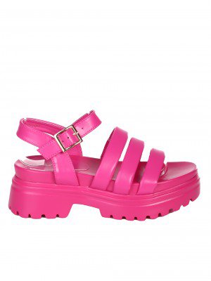 Ежедневни дамски сандали на платформа в цвят фуксия 4H-23095 fuchsia