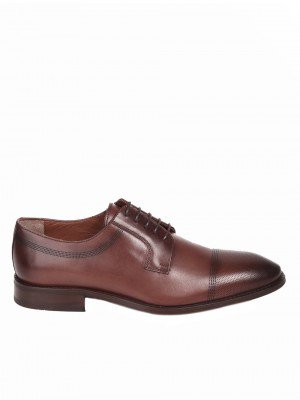 Мъжки елегантни обувки от естествена кожа в кафяво 2069 K-1 brown