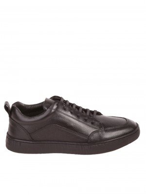 Мъжки обувки от естествена кожа в черно 7AT-23734 black