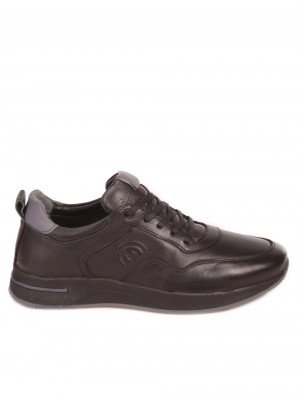 Мъжки обувки от естествена кожа в черно 7AT-23749 black