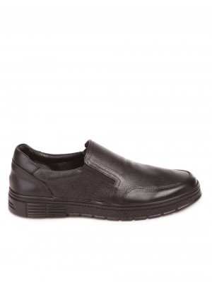 Мъжки обувки от естествена кожа в черно 7AT-23738 black