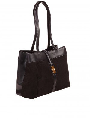 Елегантна дамска чанта в черно 9Q-23673 black
