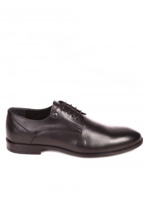 Елегантни мъжки обувки от естествена кожа в черно 7AT-24369 black