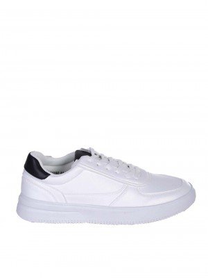 Ежедневни мъжки комфортни обувки в бяло 7H-24192 white