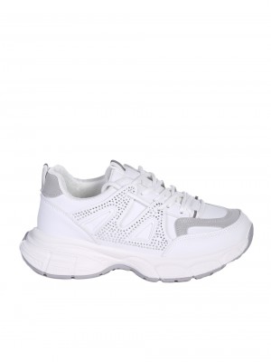 Ежедневни дамски обувки в бяло 3U-24005 white