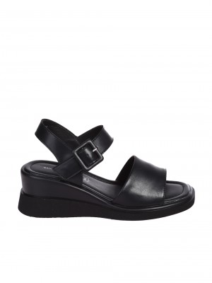 Ежедневни дамски сандали на платформа в черно 4AF-24167 black