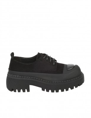 Ежедневни дамски обувки в черно 3C-24640 black