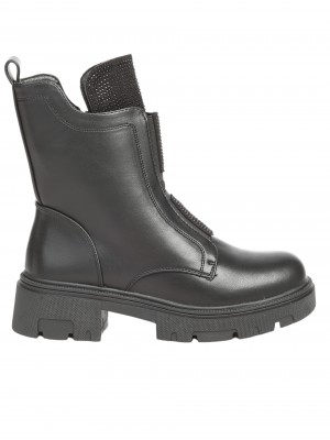 Ежедневни дамски боти в черно 2R-24571 black