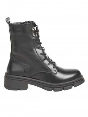 Ежедневни дамски боти в черно 2R-24575 black