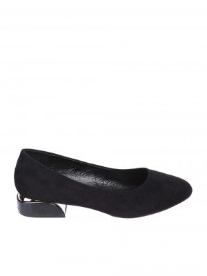 Ежедневни дамски обувки в черно 3M-24635 black mf