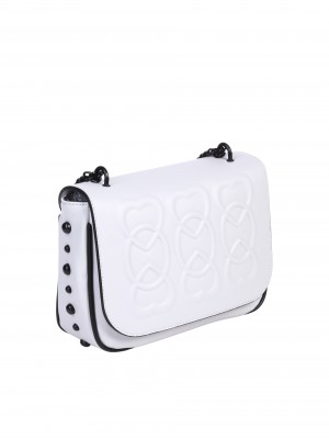 Ежедневна дамска чанта в сиво 9V-24700 off white