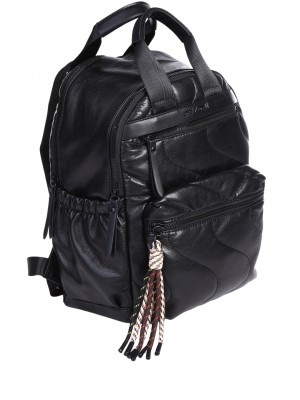 Ежедневна дамска раница в черно 9Q-24676 black
