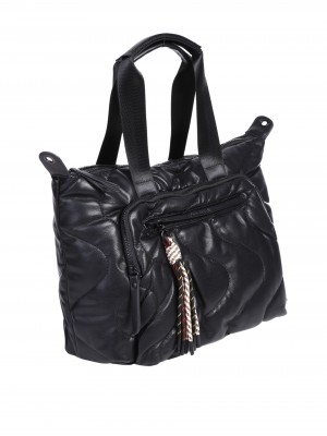 Ежедневна дамска чанта в черно 9Q-24677 black