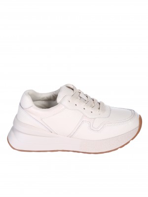 Ежедневни дамски обувки от естествена кожа в бежово 3AF-24584 beige