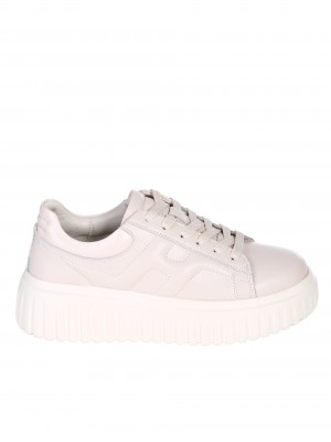 Ежедневни дамски обувки от естествена кожа в бежово 3AF-24586 beige
