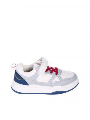 Ежедневни детски обувки в бял/нави цвят 18U-25119 white/navy