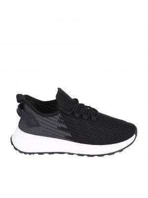 Ежедневни мъжки обувки в черно 7U-25127 black