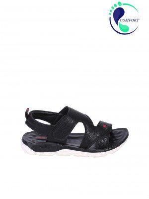 Детски сандали от естествена кожа в черно 17AF-25209 black
