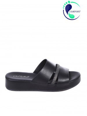 Ежедневни дамски чехли в черно 5H-25169 black