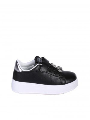 Ежедневни детски обувки в черно 18U-25148 black