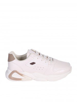 Ежедневни дамски обувки, тип кец, в бежово 3U-25105 beige