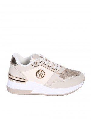 Ежедневни дамски обувки, на платформа, в бежово 3U-25216 lt.beige