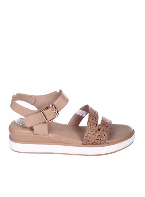Ежедневни дамски сандали в бежово 4H-25172 beige