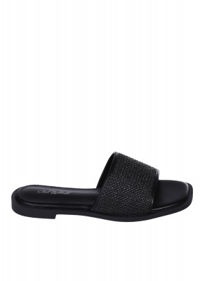 Ежедневни дамски чехли в черно 5H-25179 black
