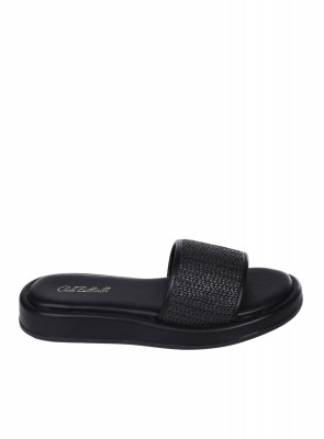 Ежедневни дамски чехли в черно 5H-25180 black