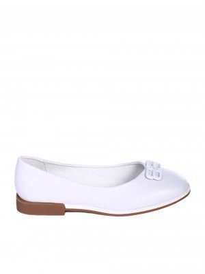 Ежедневни дамски обувки в бяло 3C-25264 white