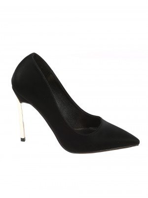 Елегантни дамски обувки, на висок ток, в черно 3M-25207 black (24663)