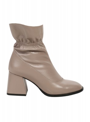 Елегантни дамски боти от естествена кожа в бежово 2AT-25653 beige