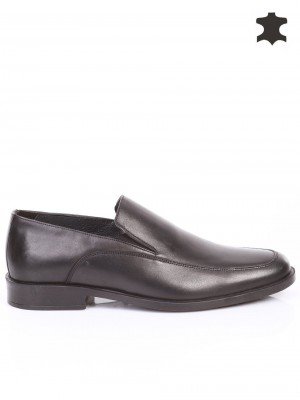 Елегантни мъжки обувки от естествена кожа 7AT-14893 black