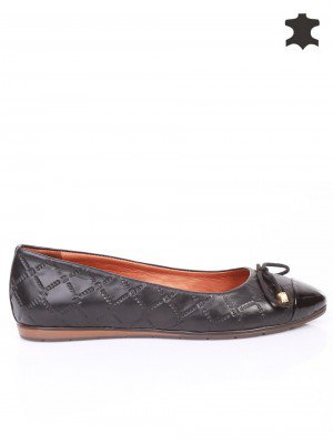 Ежедневни дамски обувки от естествена кожа 3AT-14915 black