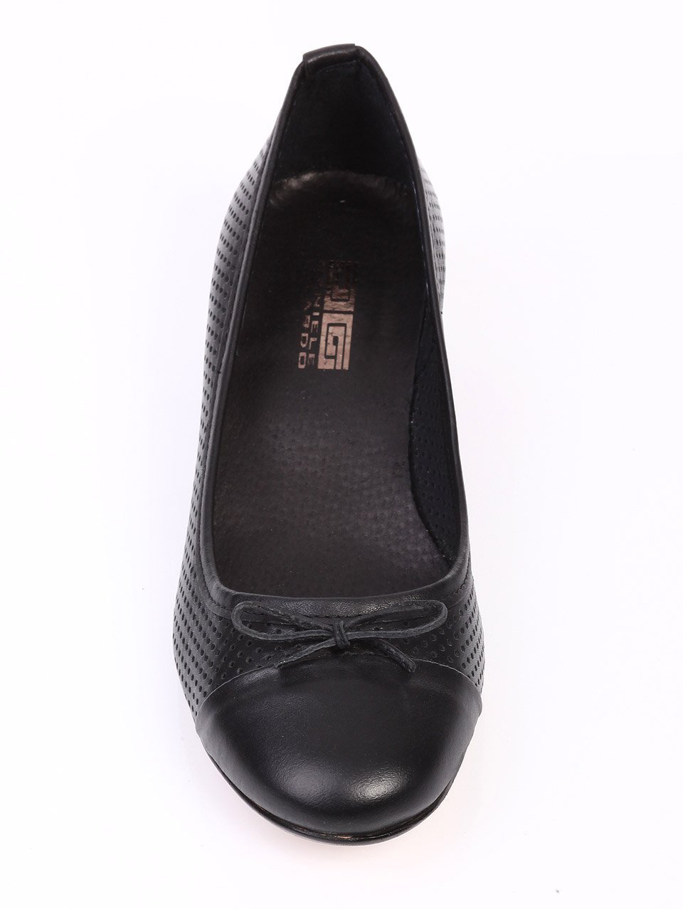 Ежедневни дамски обувки от естествена кожа 3AB-16313 black