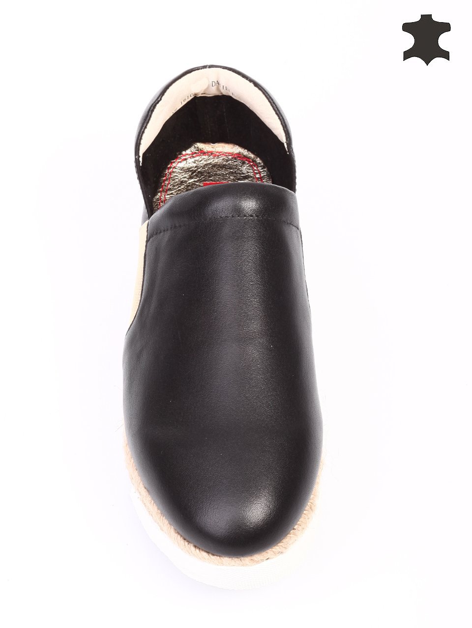 Ежедневни дамски обувки от естествена кожа 3AR-16104 black
