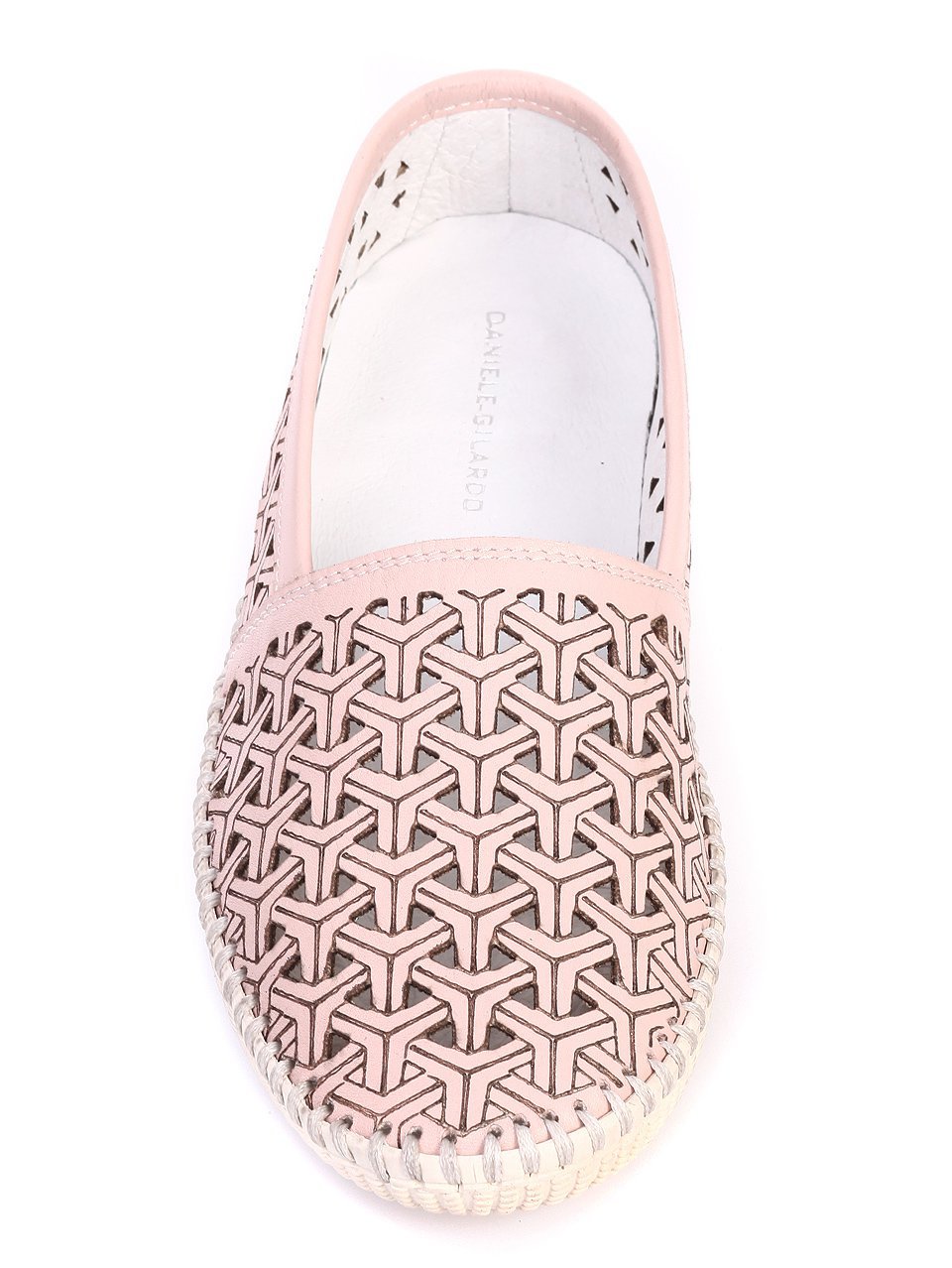 Ежедневни дамски обувки от естествена кожа 3AB-17653 pink