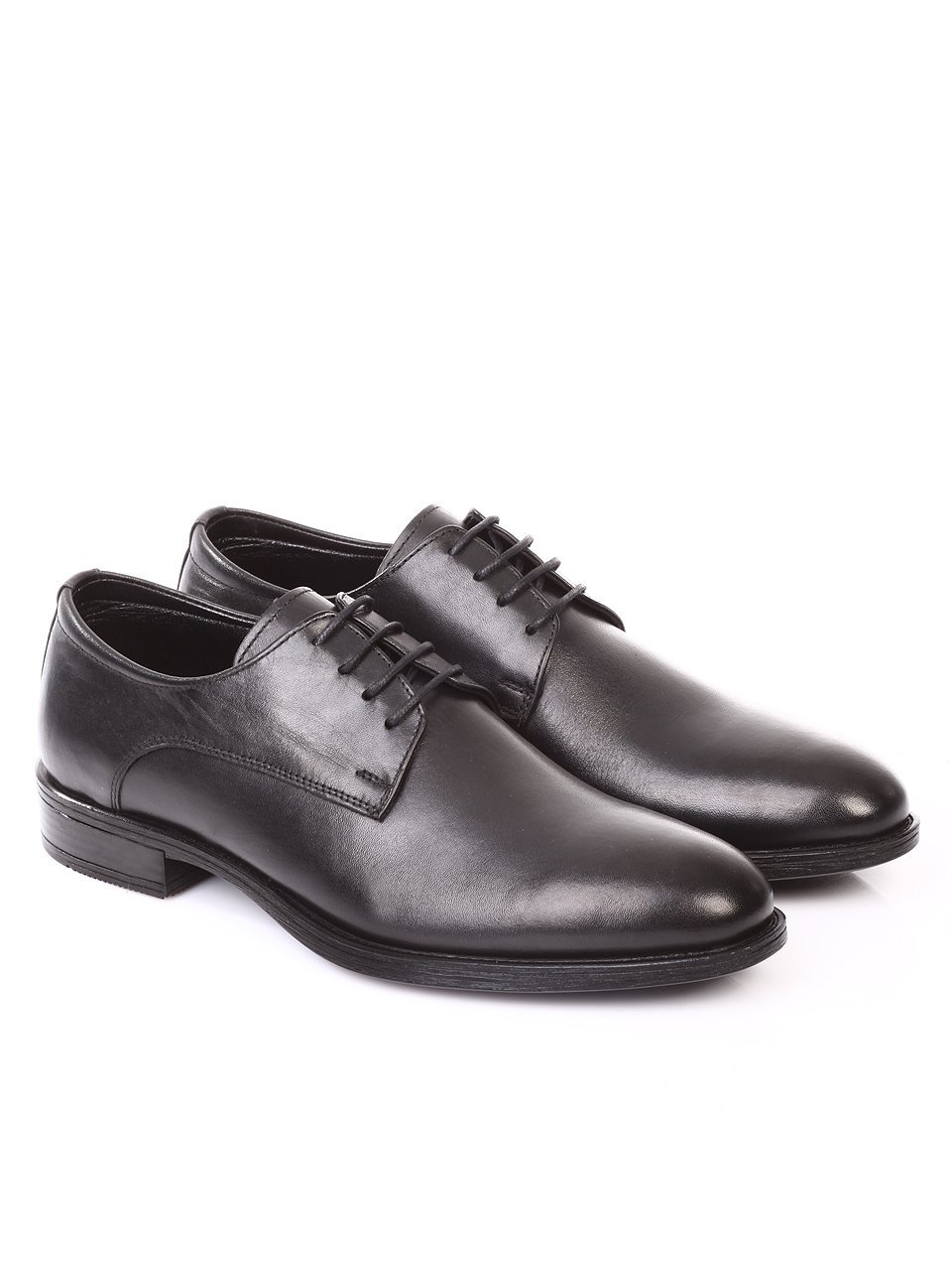 Елегантни мъжки обувки от естествена кожа 7AT-171176 black