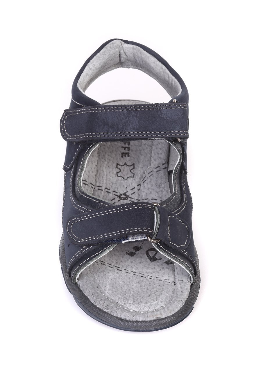 Ежедневни детски сандали от естествен набук 17K-18079 navy