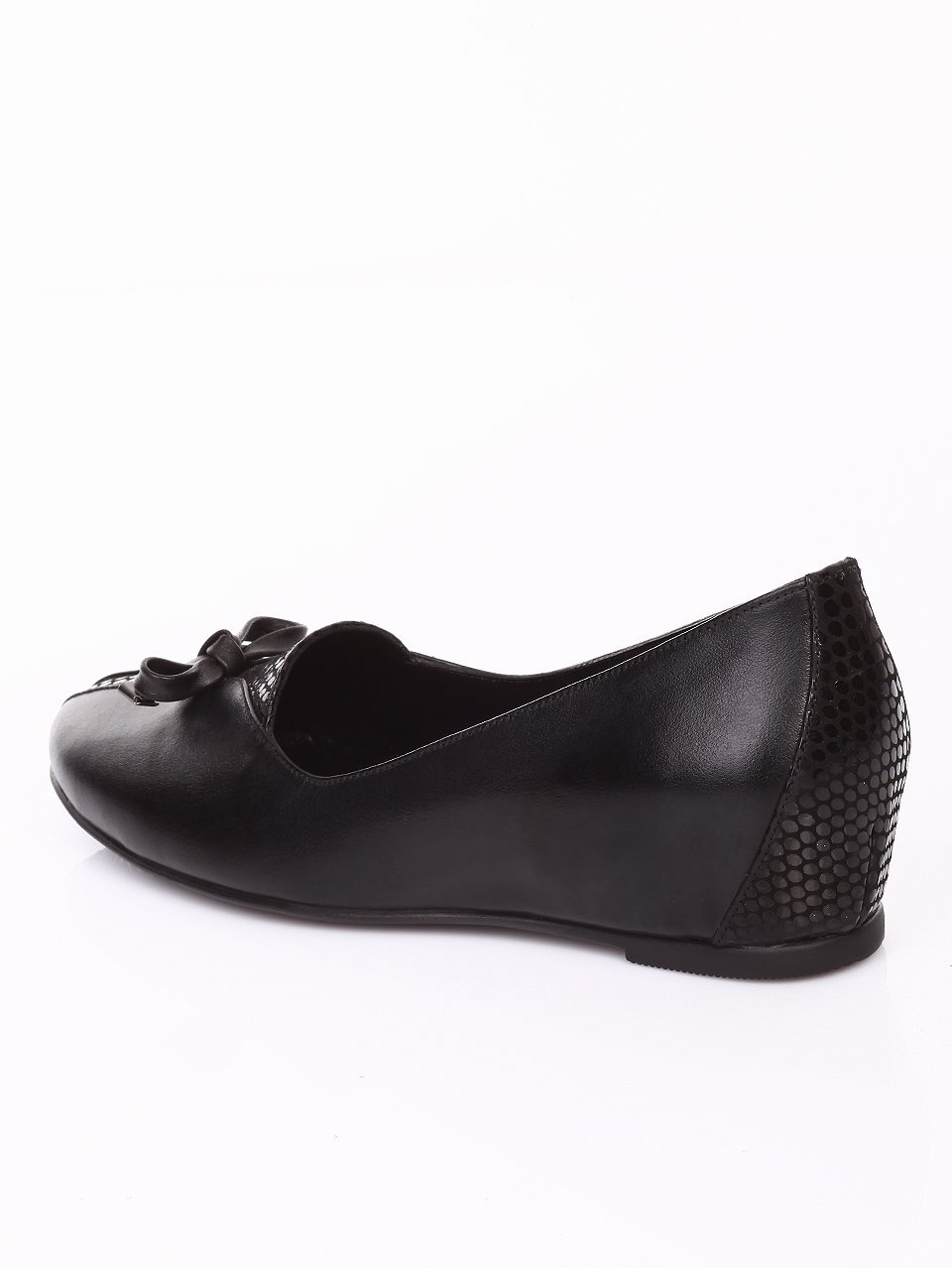 Ежедневни дамски обувки от естествена кожа 3AT-16832 black 