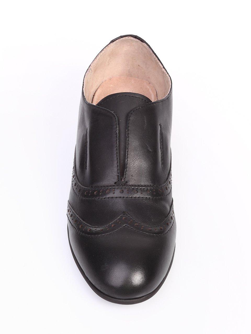 Ежедневни дамски обувки от естествена кожа 3I-15629 black
